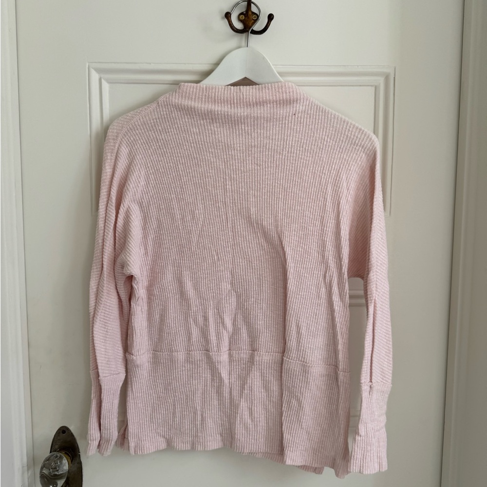 Pink Ribbed Sweater